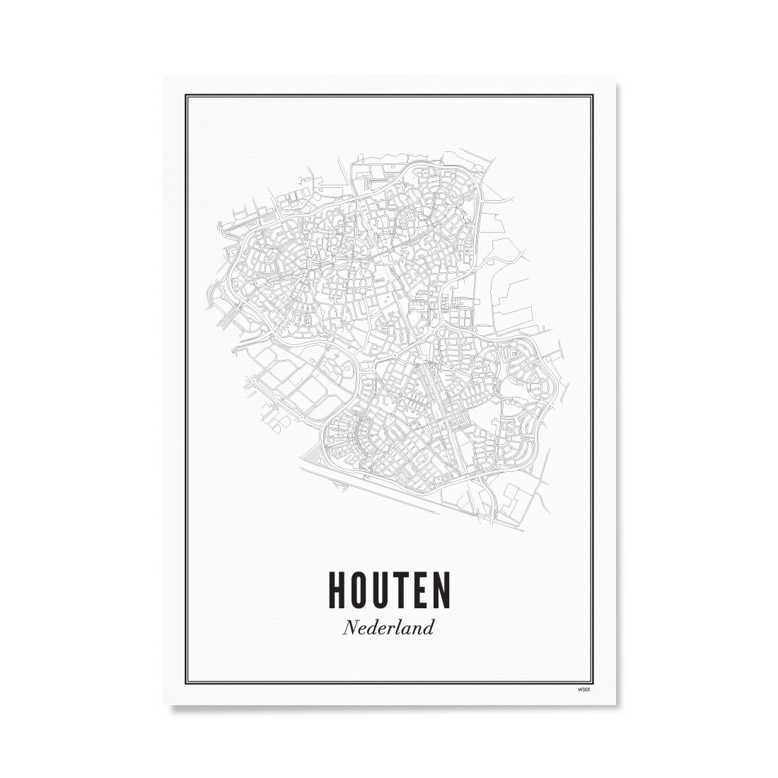Affiches de Ville - Houten | WIJCK.